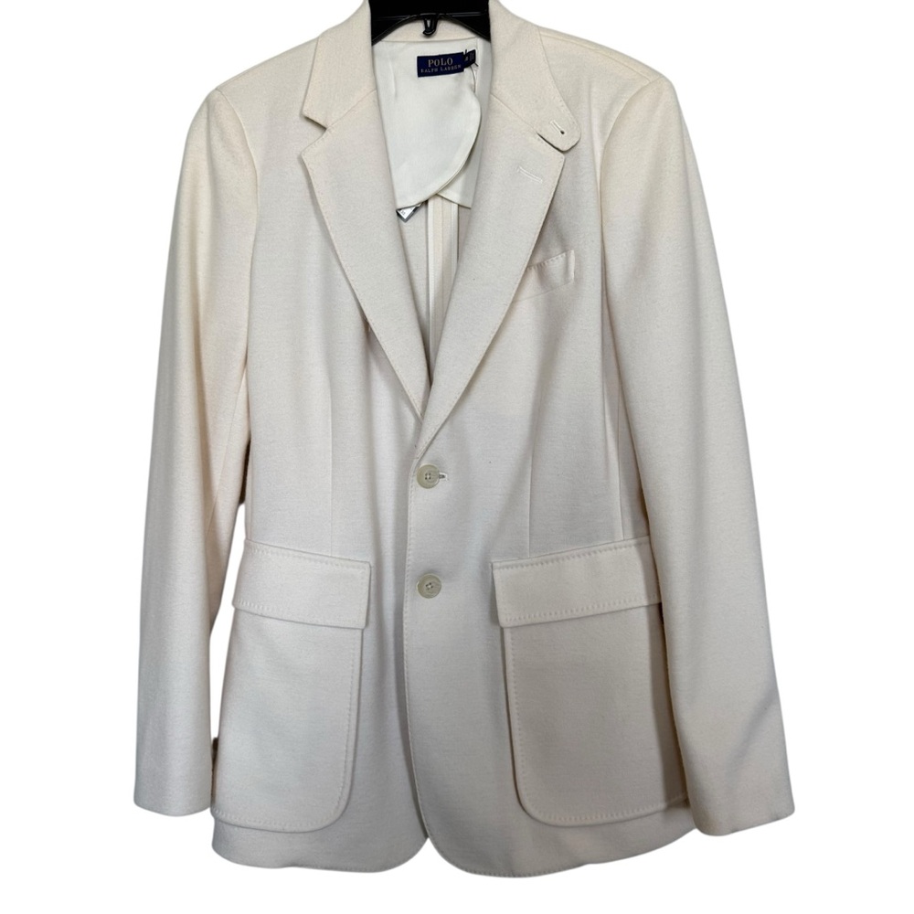 Polo Ralph Lauren Women’s Sz 10 Off White Blazer NWT Vintage 2 Button